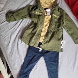 Little Lass Yellow Floral 3 Piece Set 3T